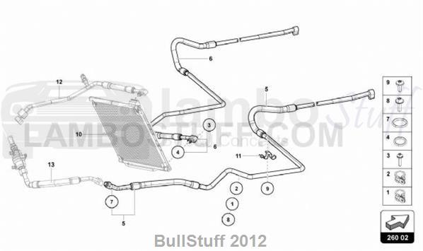 2016 Lamborghini AVENTADOR SV LP750-4 ROADSTER EUROPE FOR AIR CONDITIONER (260.02.00)